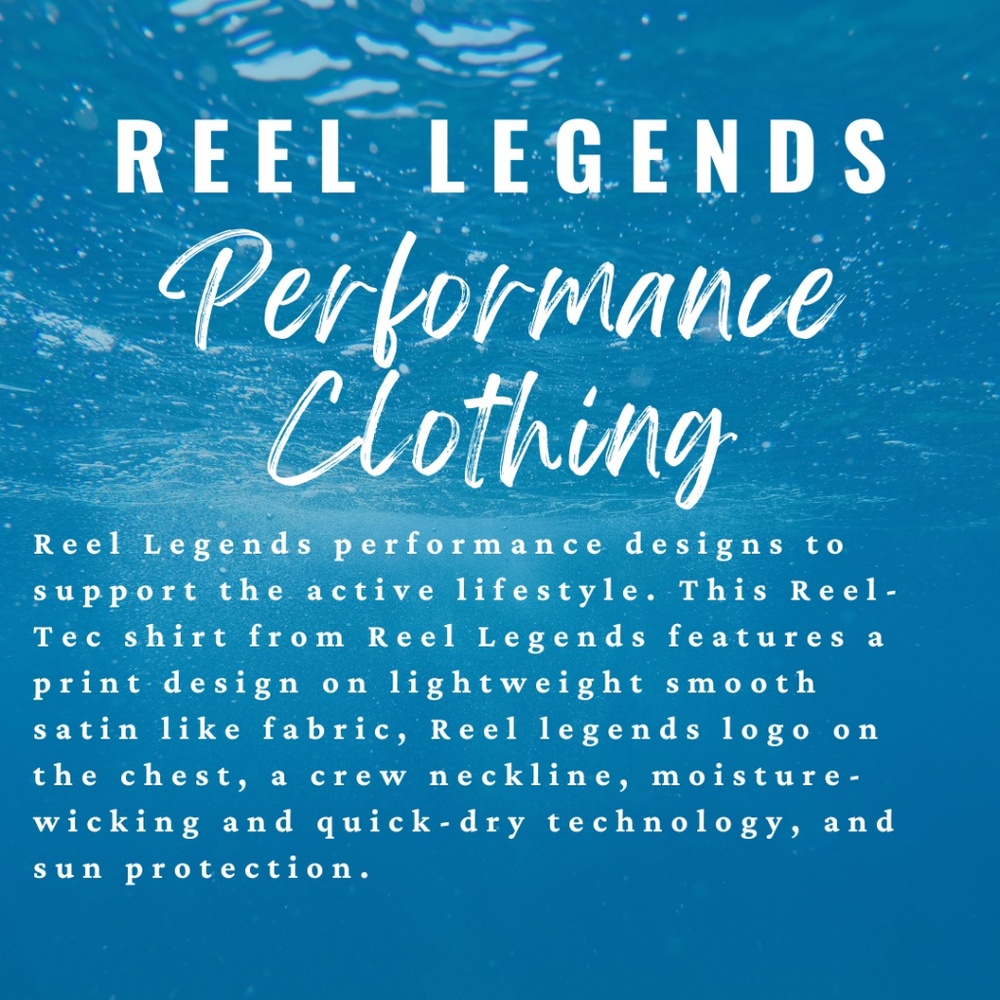 Reel Legends Reel-Tec Long Sleeve Performance Shirt Men’s XL - Picture 8 of 14